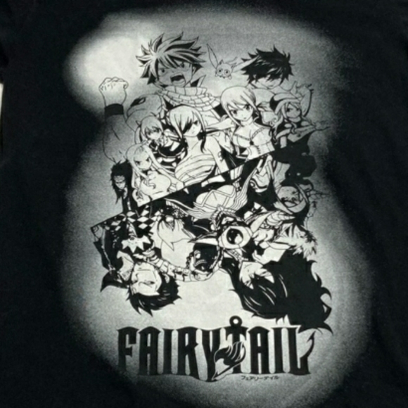 Fairy Tale Manga Anime Kodansha Black Crewneck T-Shirt - size S - Picture 2 of 5